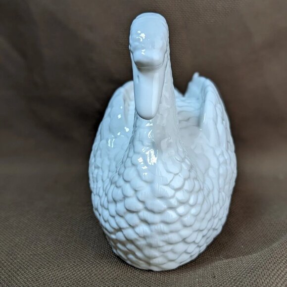 VINTAGE 1982 Schmid Swan Night Light Cover Fine Bone China - Picture 2 of 9